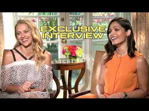 Knight of Cups - Teresa Palmer and Freida Pinto Interview