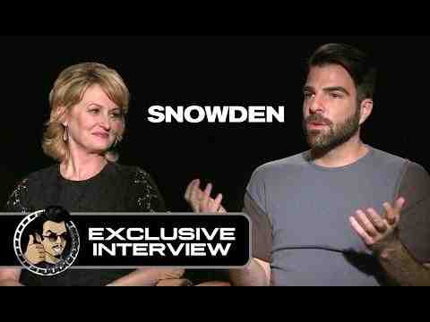 Snowden - Zachary Quinto & Melissa Leo Interview