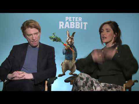 Peter Rabbit - Domhnall Gleeson & Rose Byrne Interview