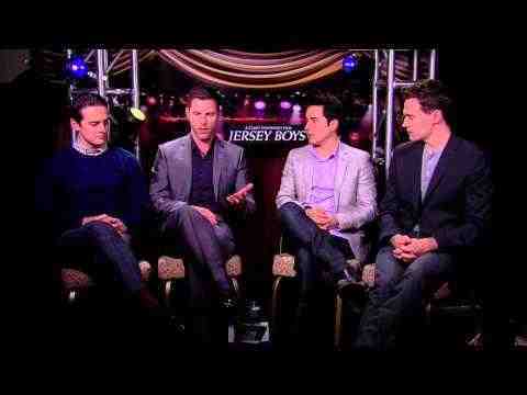 Jersey Boys - John Lloyd Young, Vincent Piazza, Michael Lomenda & Erich Bergen Interview Part 1
