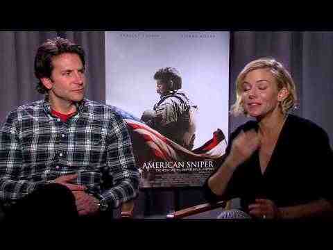 American Sniper - Bradley Cooper & Sienna Miller Interview Part 2