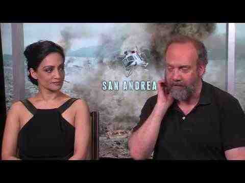 San Andreas - Archie Panjabi & Paul Giamatti Interview