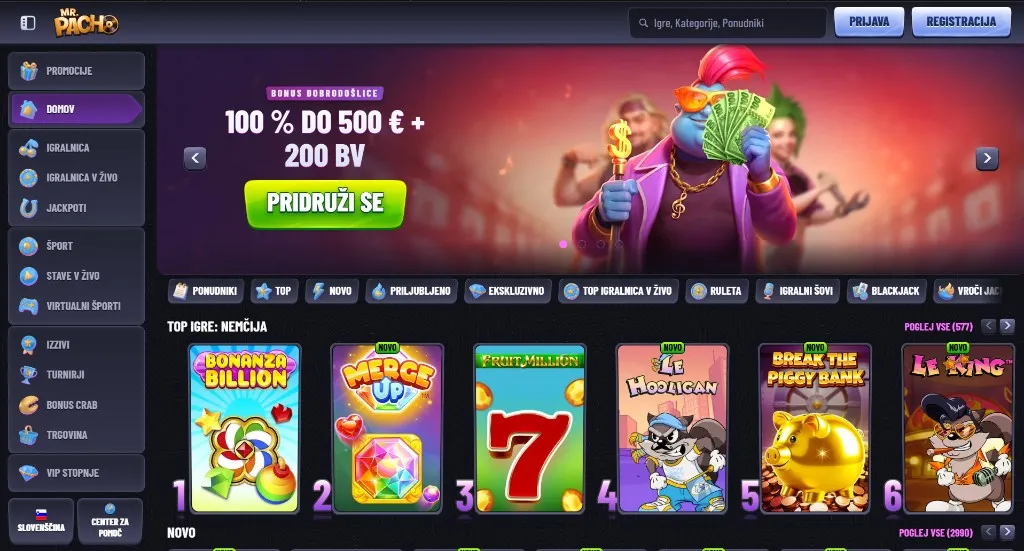 MrPacho na namiznem zaslonu