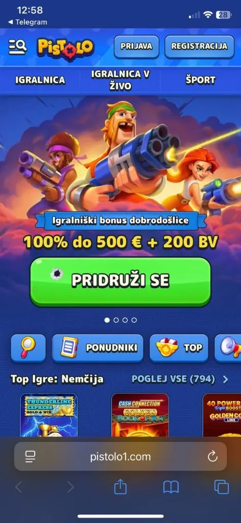 Pistolo mobilni pogled 3